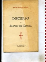 DISCURSO DEL SABADO DE GLORIA pronunciado en Zaragoza el dia 9 de abril de 1939 falange