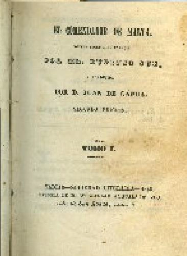 EL COMENDADOR DE MALTA.TRAD POR D.JUAN DE CAPUA