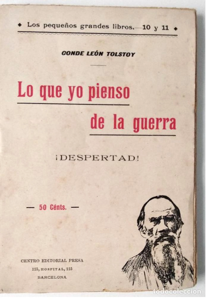 LO QUE YO PIENSO DE LA GUERRA ( DESPERTAD ).trad ROSENDO DIEGUEZ