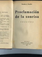 PROCLAMACION DE LA SONRISA, ensayos