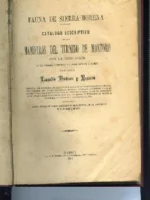 FAUNA DE SIERRA MORENA, CATALOGO DESCRIPTIVO DE LOS MAMIFEROS DEL TERMINO DE MONTORO con la indicación de las utilidades y perjuicios que pueden producir al hombre