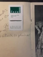 LAS CARMENCITAS les formidables DANCEUSES ESPAGNOLES... Autografo de las dos bailarinas Valencia 21 junio 1941