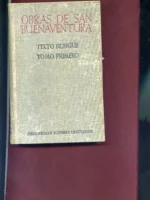 OBRAS DE SAN BUENAVENTURA,tomo 1º ed bilingüe, edición anotada y con intr por.. Porl LEON VILLUENDAS POLO (obispo de Teruel)