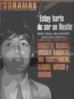 FOTOGRAMAS nº 992 , estoy harto de ser un Beatle dice Paul McCARTNEY, BRIGITTE BARDOT, URSULA ANDRESS, RAQUEL WELCH