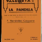 LA PANDILLA, sainet en dos actes. TEATRE VALENCIA nº 141