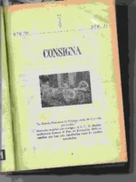 CONSIGNA, REVISTA DE LA DELEGACION NACIONAL DE LA SECCION FEMENINA, AÑO 1948 DE ENERO A JUNIO 6 revistas con secciones: FORMACION DE MAESTRAS, FORMACION DE JUVENTUDES, FLECHAS.. Actividades, juegos, deporte, sanidad...