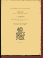 SAN FRANCISCO, CERVANTES Y VALENCIA, DISCURSO...1916