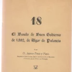 EL BANDO DE BUEN GOBIERNO 1882 DE ALGAR DE PALANCIA