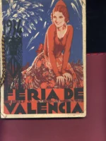 FERIA DE VALENCIA 1934 dibujo cubierta de DUBÓN