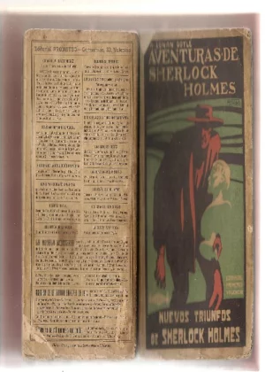 AVENTURAS DE SHERLOCK HOLMES: NUEVOS TRIUNFOS DE SHERLOCK HOLMES, dibujo cubierta PENAGOS