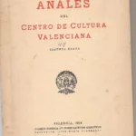 ANALES DEL CENTRO DE CULTURA VALENCIANA.2ª EPOCA, Nº 49