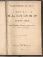TRATTATO DELLA ESISTENZA DI DIO