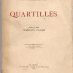 QUARTILLES proleg den FRANCESC CAMBÓ