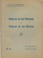 DEBERES DE LOS PATRONOS Y DEBERES DE LOS OBREROS