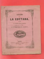 ESTATUTOS DE LA EDETANA SOCIEDAD DE SEGUROS MUTUOS AGRICOLAS contra granizo y piedra