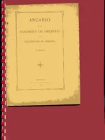 ANUARIO DE LA ACADEMIA DE DERECHO DE LA UNIVERSIDAD DE GRANADA EN 1890