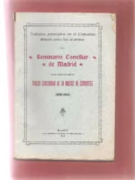 TRABAJOS PREMIADOS EN EL CONCURSO ABIERTO ENTRE LOS ALUMNOS DEL SEMINARIO CONCILIAR DE MADRID PARA SOLEMNIZAR EL 3ER Cº DE LA MUERTE DE CERVANTES