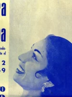 CARTEL TEATRO APOLO de VALENCIA, PASTORA DE CORDOBA 1959, , plegado