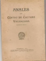 ANALES DEL CENTRO DE CULTURA VALENCIANA, 2ª epoca, nº 30
