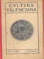 CULTURA VALENCIANA, any III, quadern I, 1928 dedicado a Luis Vives