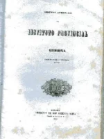 SOLEMNE APERTURA DEL INSTITUTO PROVINCIAL DE GERONA, el 1º de oct de 1848, oracion inaugural leida por el licenciado FERNANDO DE LEON Y OLARIETA