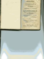 GRAMATICA ITALIANA .. REDUCIDA A 20 LECCIONES acomodada a la lengua española por MARIANO DE REMENTERIA Y FICA