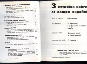 CUADERNOS DE RUEDO IBERICO nº 13 -14, numero doble, 3 ESTUDIOS SOBRE EL CAMPO ESPAÑOL revista antifranquista, colaboradores muchos de ellos exiliados de la guerra civil
