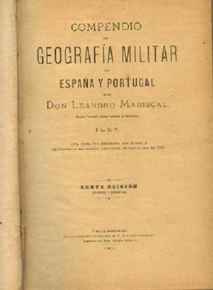 COMPENDIO DE GEOGRAFIA MILITAR DE ESPAÑA Y PORTUGAL