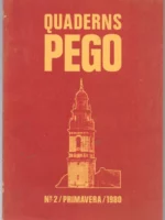 QUADERNS PEGO nº 2 PRIMAVERA 1980