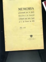 MEMORIA PRESENTADA POR LA JUNTA directiva a la general ordinaria que tuvo lugar el 1º de enero de 1911