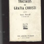 TRACTATUS DE GRATIA CHRISTI
