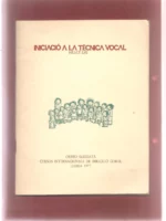 INICIACION A LA TECNICA VOCAL la veu cantada de l`infant