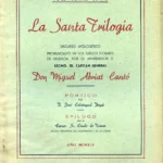 JOCS FLORALS DE 1945 LA SANTA TRILOGIA discurso MIGUEL ABRIAT CANTÓ portico JOSE CALATAYUD BAYÁ epilogo SR. CONDE DE TRENOR alcalde de la ciudad de Valencia