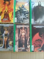 colección DOUBLE, dos novelas por tomo, 1. las armerias de Isher, los senderos de los dragones, 2.la reina del aire y la oscuridad,la espada de Welleran, 3 soldado no preguntes,no habra tregua para los reyes, 4 la muerte del doctor Isla, el gran momento,