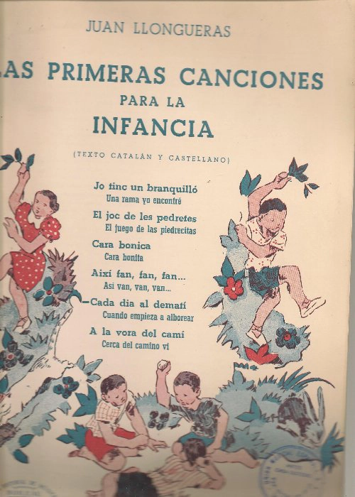 LAS PRIMERAS CANCIONES PARA LA INFANCIA (TEXTO CATALÁN Y CASTELLANO)