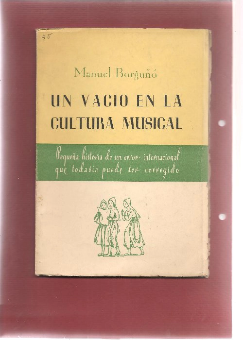 UN VACIO EN LA CULTURA MUSICAL