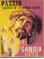 PASSIO, REVISTA DE LA SEMANA SANTA, GANDIA 1955