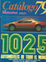 CATALOGO 79 VELOCIDAD ANUAL 1025 AUTOMOVILES DE TODO EL MUNDO