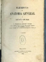 ELEMENTOS DE ANATOMIA GENERAL (VETERINARIA) O HISTOLOGIA COMPARADA