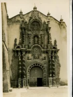 POSTAL VINAROZ -3, iglesia parroquial, sin fotografo ni editor, 9x 14 cm., c.a. 1920