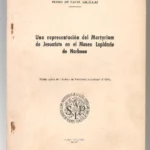 una representación del MARTYRIUM de Jesucristo en el museo Lapidario de Narbona