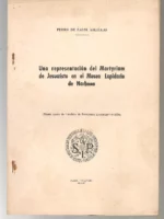 una representación del MARTYRIUM de Jesucristo en el museo Lapidario de Narbona