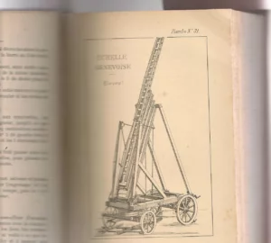 AU FEU!! HISTORIQUE DE L`ORGANISATION DU CORPS DES SAPEURS POMPIERS ET DES SECOURS CONTRE L`INCENDIE dans le canton de GENEVE , THEORIE DE MANOEUVRE ET NOMENCLATURE DES POPES A INCENDIE
