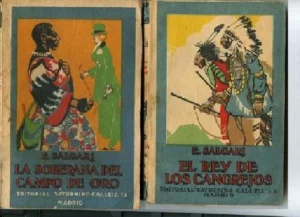 LA SOBERANA DEL CAMPO DE ORO y la continuacion: EL REY DE LOS CANGREJOS, las dos cubiertas de PENAGOS