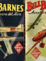 BILL BARNES, 1.LOS HALCONES DEL CRATER, 2.LAS ALAS DE LA MUERTE, 3.EL FANTASMA DE LA NIEBLA, 5.EL CRANEO DEL DIAMANTE 6.ALAS EN EL PAIS DE LA NIEVE 7.LA FLOR SANGRIENTA