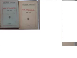 HOJAS DIVULGADORAS DE AGRICULTURA Revista , .años 1923 a 1929,1931, 1932 completos, 1933 del 2 a 24, 1934 y 1935 completos, 1936 (1 a 10 mayo). 1943, 1945 completos ,1948 y 1949 incompletos.Total 17 años de revistas con mas de 50 articulos de enologia (