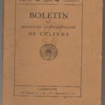 BOLETIN DE LA SOCIEDAD CASTELLONENSE DE CULTURA cuaderno I