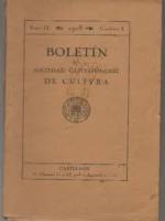 BOLETIN DE LA SOCIEDAD CASTELLONENSE DE CULTURA cuaderno I