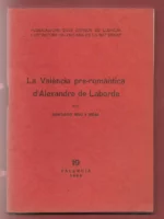 LA VALENCIA PRE ROMANTICA D´ALEXANDRE LABORDE
