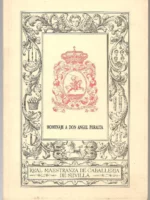 HOMENAJE A DON ANGEL PERALTA, REAL MAESTRANZA DE CABALLERIA DE SEVILLA 1993